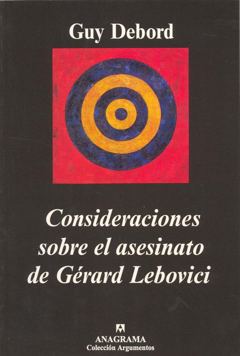Portada del libro CONSIDERACIONES SOBRE EL ASESINATO DE GÉRARD LEBOVICI