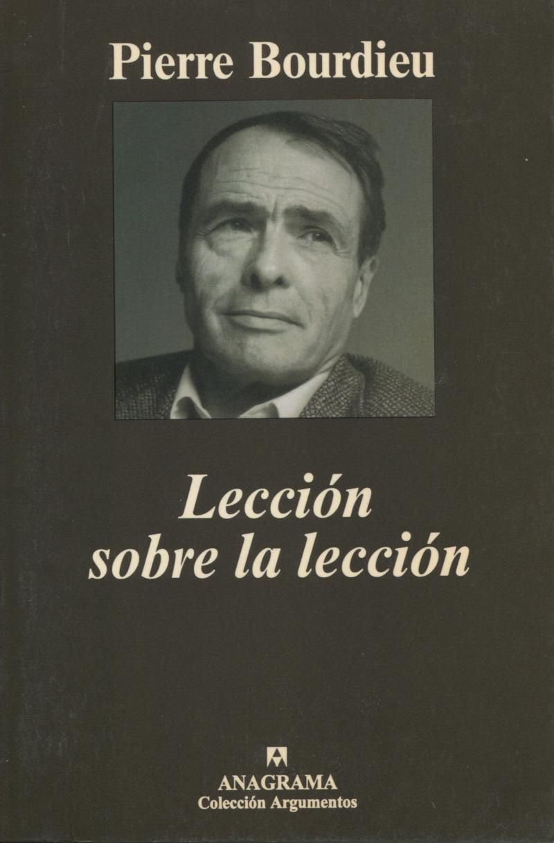 Portada del libro LECCIÓN SOBRE LA LECCIÓN