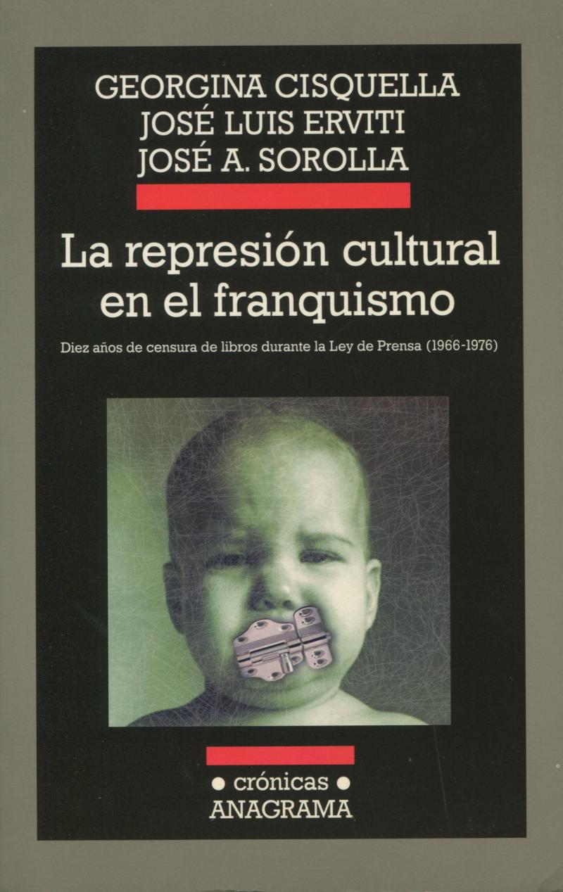 Portada del libro LA REPRESIÓN CULTURAL EN EL FRANQUISMO - DIEZ AÑOS DE CENSURA DE LIBROS DURANTE LA LEY DE PRENSA (1966-1976)